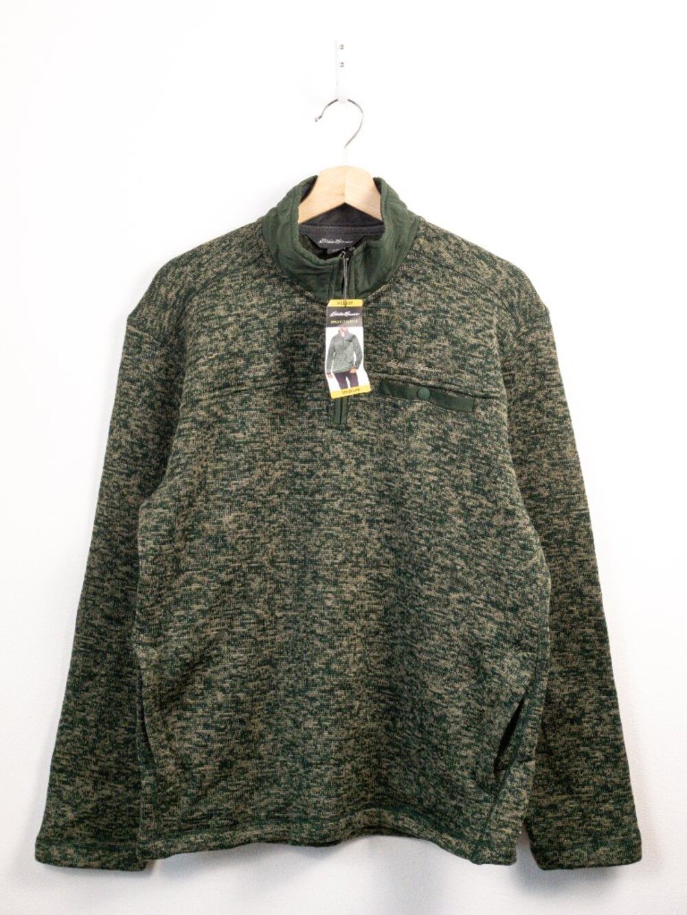 Eddie Bauer Sweater Fleece Quarter Zip NWT